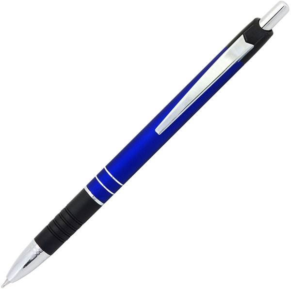 Obrázky: Hliníkové  kuličkové pero EMA ALU modré
