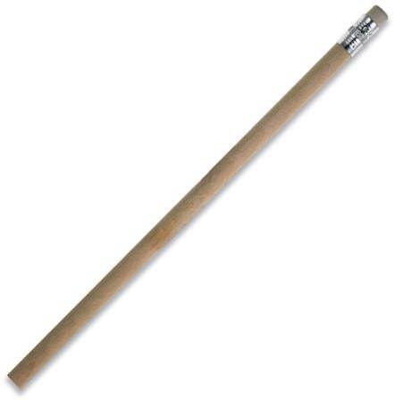 Obrázky: Přírodní dřevěná tužka s gumou, Obrázek 1