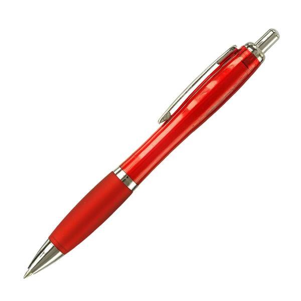 Obrázky: Transparentně červené kuličkové pero OKAY, Obrázek 3
