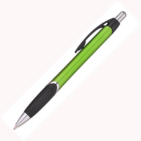 Obrázky: Zelené kuličkové pero s metalízou VERA