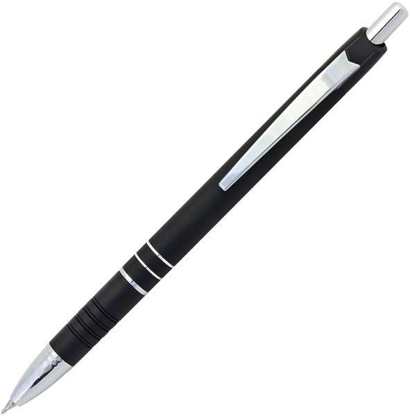 Obrázky: Hliníkové  kuličkové pero EMA ALU černý mat