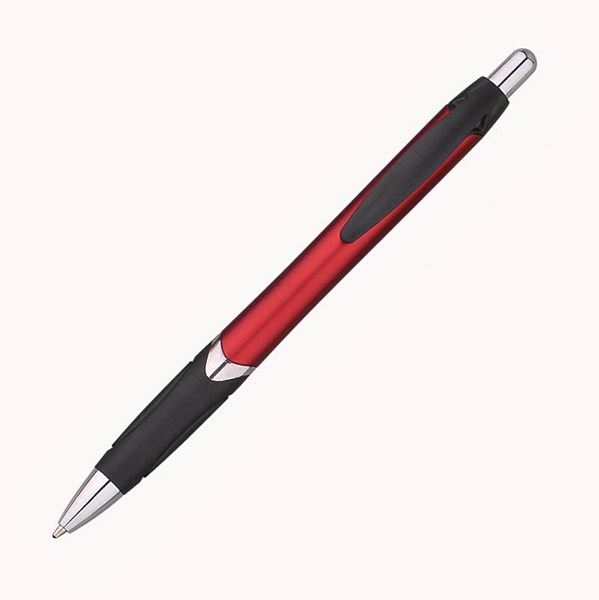 Obrázky: Červené kuličkové pero s metalízou VERA