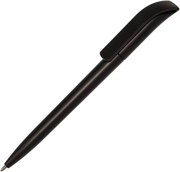 Obrázky: Černé kuličkové pero s metalízou HELA METALIC