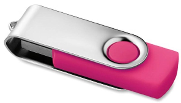 Obrázky: Twister Techmate růžovo-stříbrný USB disk 1GB, Obrázek 2
