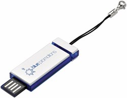 Obrázky: SLIDE modrá USB pamět s vysunovacím konektorem 1GB