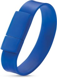 Obrázky: Wristflash USB disk modrý náramek 2GB