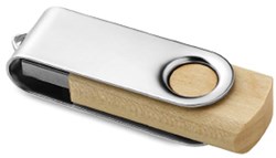Obrázky: Twister Turnwoodflash USB disk 2GB, světle hnědá