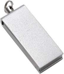 Obrázky: Stříbrný malý hliníkový USB flash disk 8GB
