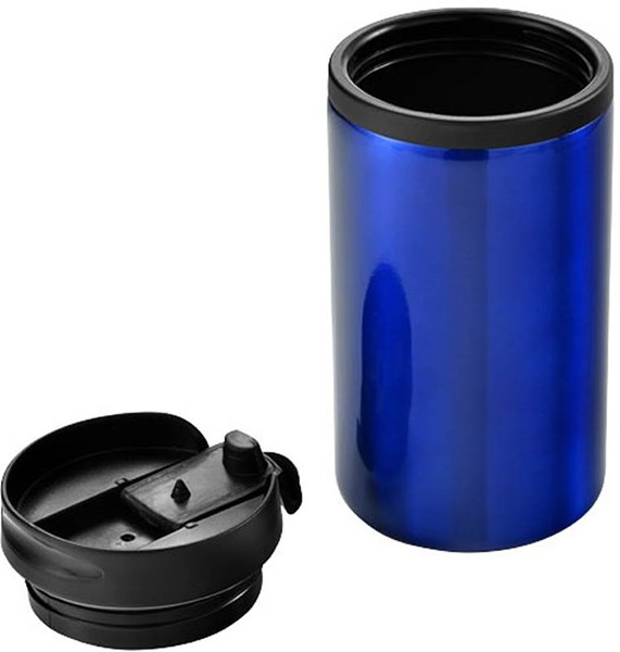 Obrázky: Modrý termohrnek 300ml s plastovým víčkem, Obrázek 3
