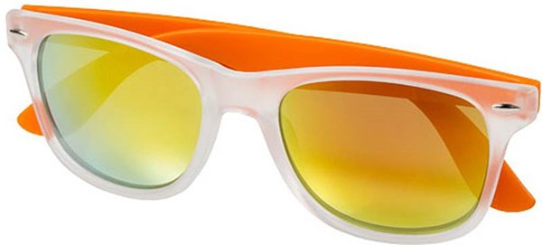 Obrázky: Oranžovo-bílé sluneční brýle v retro stylu, Obrázek 3
