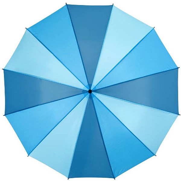 Obrázky: Modrý automatický deštník s odstínovaným potahem, Obrázek 2