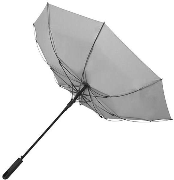 Obrázky: Šedý automatický deštník s pryžovou rukojetí, Obrázek 2