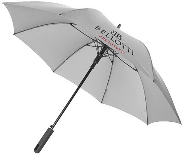 Obrázky: Šedý automatický deštník s pryžovou rukojetí, Obrázek 4