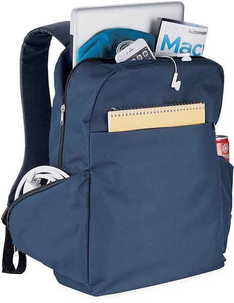 Obrázky: Velký modrý batoh na laptop 5,6