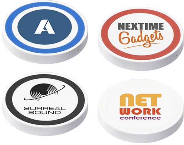 Obrázky: Bílo-černá bezdrátová nabíjecí podložka, Obrázek 5