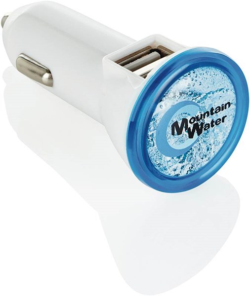Obrázky: Bílo-modrá autonabíječka s USB duálním výstupem, Obrázek 7