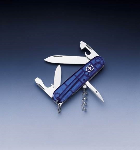 Obrázky: Kapesní nůž VICTORINOX SPARTAN transparentní modrý, Obrázek 3