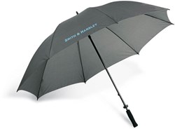 Obrázky: Velký šedý golfový deštník s EVA ručkou