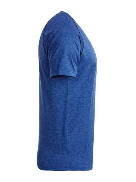 Obrázky: Pánské funkční tričko SPORT 130, modrý melír XL, Obrázek 4