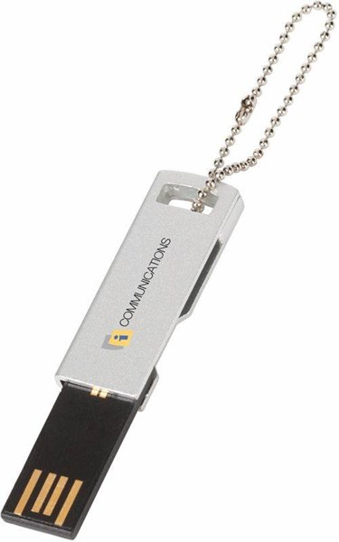 Obrázky: Slim USB flash disk 2GB s kuličkovým řetízkem