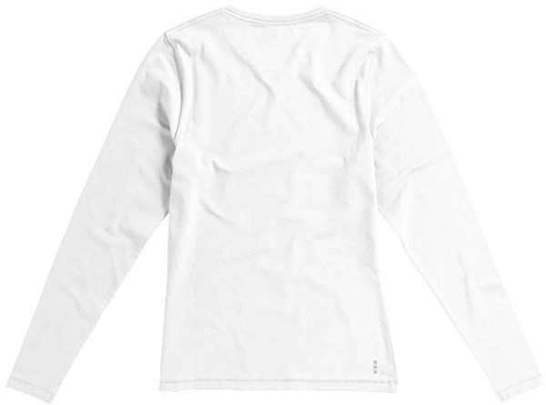 Obrázky: Dámské bavl. GOTS triko, dl. rukáv, bílá, XL, Obrázek 7