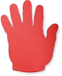 Obrázky: Fandící rukavice červená