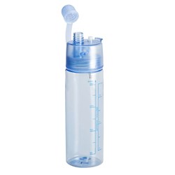 Obrázky: Modrá plastová láhev s rozstřikovačem, 400ml