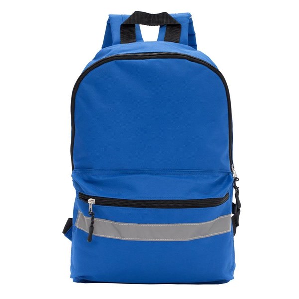 Obrázky: Modrý polyesterový batoh s reflexním pásem, Obrázek 5