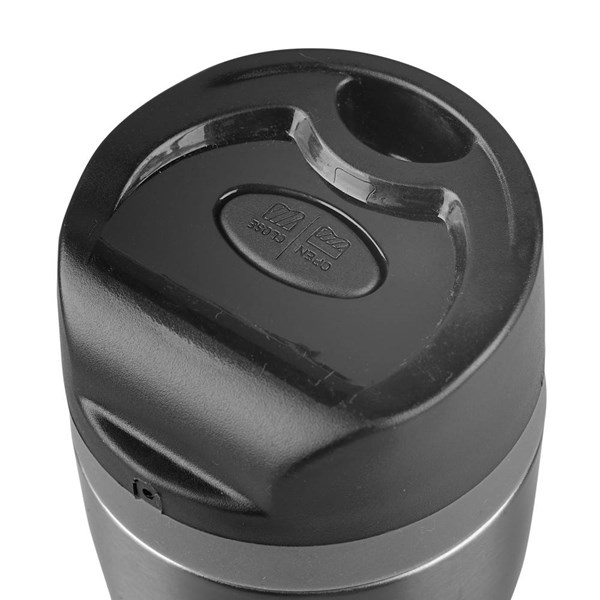 Obrázky: Stříbrný nerez. termohrnek 350 ml, push-up uzávěr, Obrázek 4