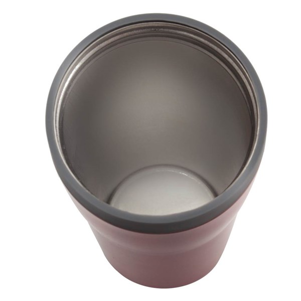 Obrázky: Červený nerez.termohrnek 350 ml s push-up uzávěrem, Obrázek 6