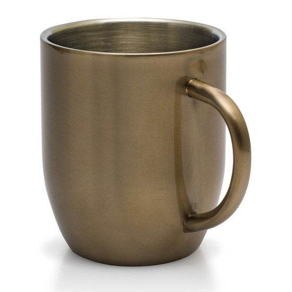 Obrázky: Termohrnek bronzový lesklý 380 ml, celonerez., v krabičce