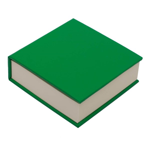 Obrázky: Poznámkový blok s lepicími lístky v zeleném obalu