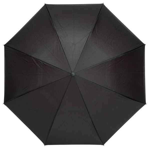Obrázky: Zelený reverzní handsfree deštník, Obrázek 4