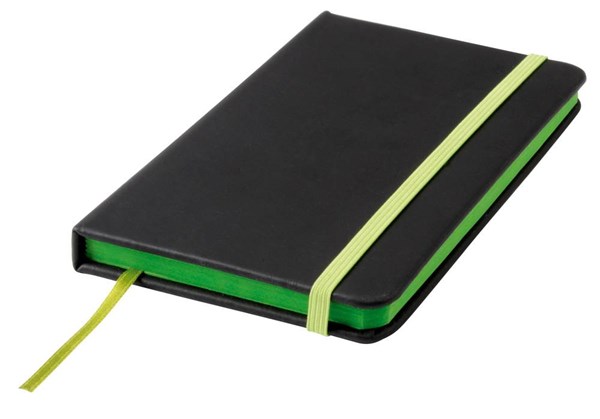 Obrázky: Černý blok A5 se zeleným okrajem a doplňky, Obrázek 2