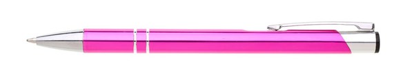 Obrázky: Hliník. kuličkové pero LARA růžová-lesk