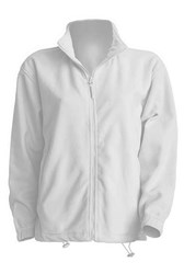 Obrázky: Bílá fleecová bunda POLAR 300, L