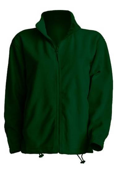 Obrázky: Lahvově zelená fleecová bunda POLAR 300, XL