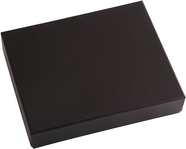 Obrázky: Pánská černá kožená peněženka z lesklé kůže s ražbou, Obrázek 4