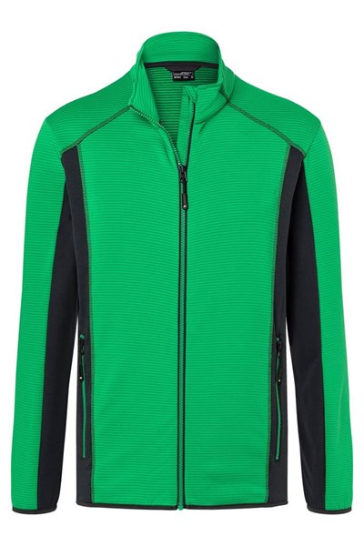 Obrázky: STRETCH FLEECE JACKET 200 zeleno-antracitová M, Obrázek 4