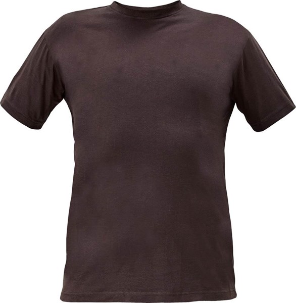 Obrázky: Tess 160 tmavě hnědé tričko XL