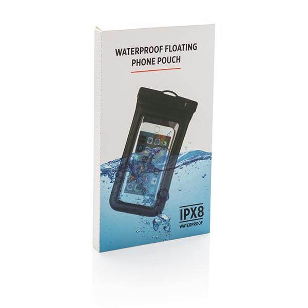 Obrázky: Černé IPX8 vodotěsné plovoucí pouzdro na telefon, Obrázek 5