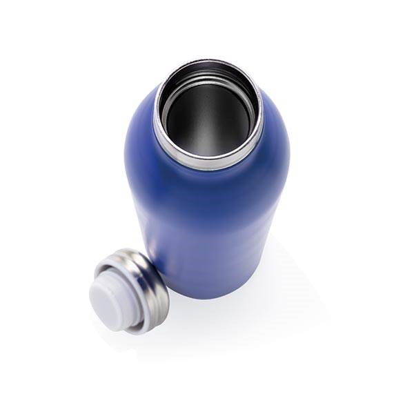 Obrázky: Modrá nepropustná termo láhev 600ml, měděná izolace, Obrázek 4