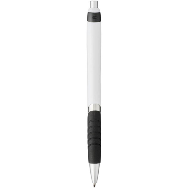 Obrázky: Kuličkové pero s gumovým úchopem, černé, ČN, Obrázek 2
