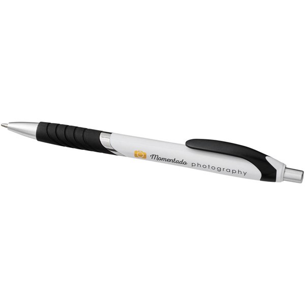 Obrázky: Kuličkové pero s gumovým úchopem, černé, ČN, Obrázek 4