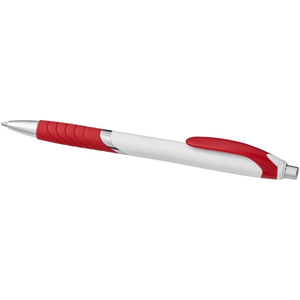 Obrázky: Kuličkové pero s gumovým úchopem, červené, ČN, Obrázek 3