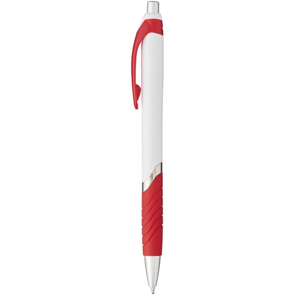 Obrázky: Kuličkové pero s gumovým úchopem, červené, ČN, Obrázek 6