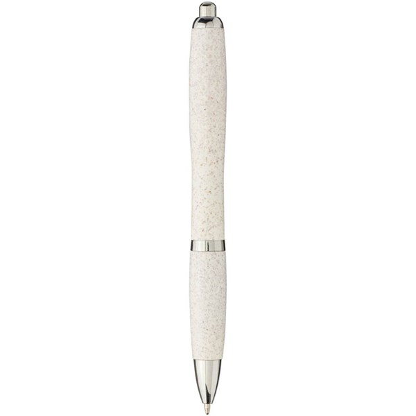 Obrázky: Bílé kuličkové pero z pšeničné slámy, Obrázek 2