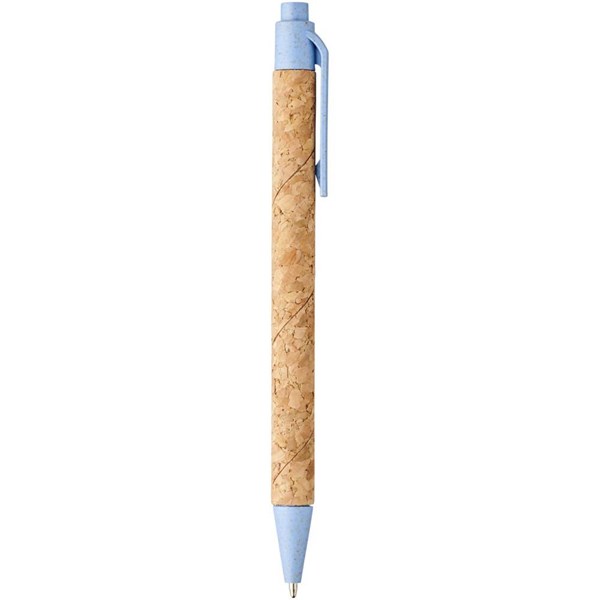 Obrázky: Kuličkové pero z korku a pšeničné slámy, modré, Obrázek 7
