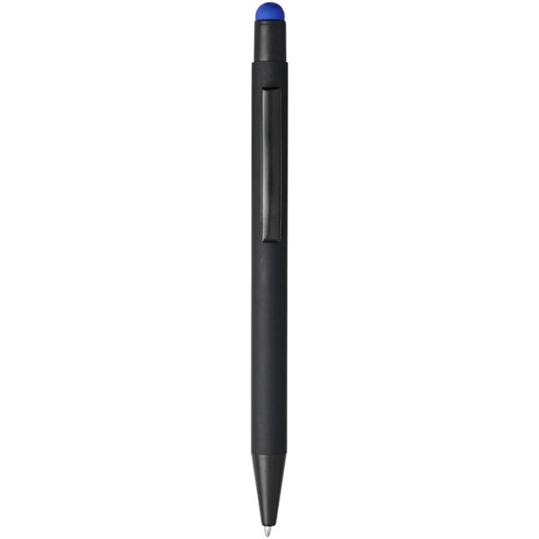 Obrázky: Pryžové kuličkové pero, modrý stylus