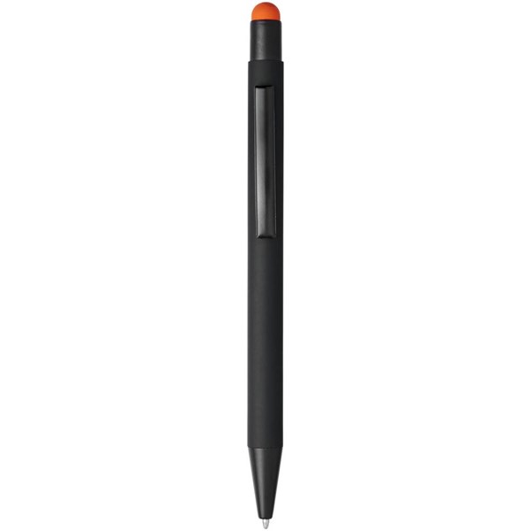 Obrázky: Pryžové kuličkové pero, oranžový stylus, Obrázek 1